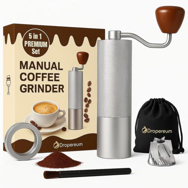 5 in 1 Accessories Manual Coffee Grinder 25G