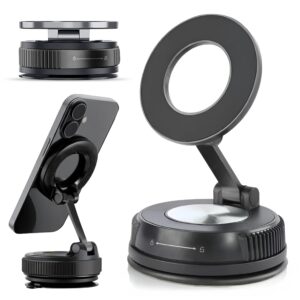 2026 Upgraded Vacuum Magnetic Car Phone Holder