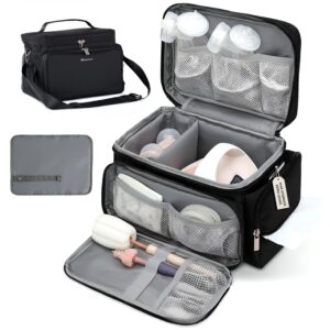 Breast Pump Bag Fit for Spectra S1 and S2, Wearable Breast Pump Bags with Milk Pack